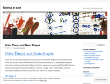 Tablet Screenshot of formaecor.wordpress.com
