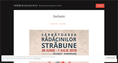 Desktop Screenshot of maramuresh.wordpress.com