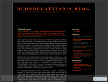 Tablet Screenshot of blondelatvian.wordpress.com