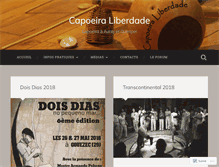 Tablet Screenshot of capoeiraliberdade.wordpress.com