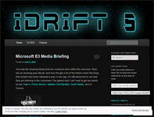 Tablet Screenshot of idrift5.wordpress.com