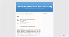Desktop Screenshot of denturist.wordpress.com
