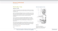 Desktop Screenshot of dreamconfessional.wordpress.com