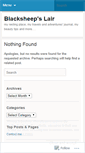 Mobile Screenshot of blacksheepslair.wordpress.com
