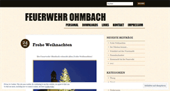 Desktop Screenshot of feuerwehrohmbach.wordpress.com