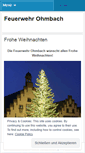 Mobile Screenshot of feuerwehrohmbach.wordpress.com