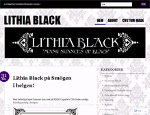 Tablet Screenshot of lithiablack.wordpress.com