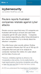 Mobile Screenshot of icybersecurity.wordpress.com