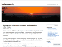 Tablet Screenshot of icybersecurity.wordpress.com
