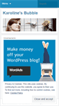Mobile Screenshot of karolinebank.wordpress.com
