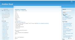Desktop Screenshot of anubhavg.wordpress.com