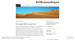 Desktop Screenshot of igoroamandreport.wordpress.com