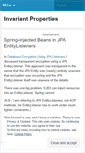 Mobile Screenshot of invariantproperties.wordpress.com