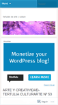 Mobile Screenshot of culturarte.wordpress.com