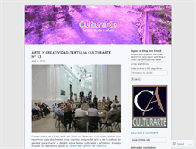 Tablet Screenshot of culturarte.wordpress.com
