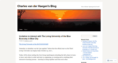 Desktop Screenshot of charlesvanderhaegen.wordpress.com