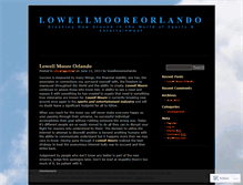 Tablet Screenshot of lowellmooreorlando.wordpress.com