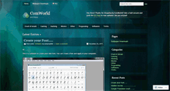 Desktop Screenshot of comworld01.wordpress.com