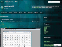 Tablet Screenshot of comworld01.wordpress.com