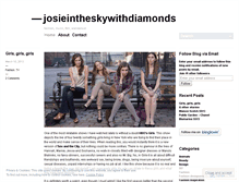 Tablet Screenshot of josieintheskywithdiamonds.wordpress.com