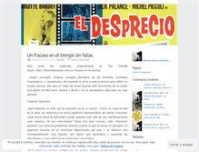 Tablet Screenshot of eldesprecio.wordpress.com