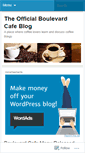 Mobile Screenshot of boulevardcafeblog.wordpress.com