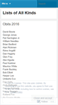 Mobile Screenshot of listsofallkinds.wordpress.com