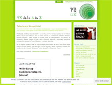 Tablet Screenshot of prdelaalaz.wordpress.com