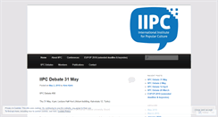 Desktop Screenshot of iipcblog.wordpress.com