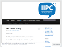 Tablet Screenshot of iipcblog.wordpress.com