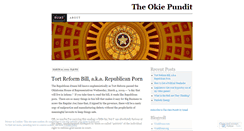 Desktop Screenshot of okiepundit.wordpress.com