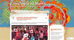 Desktop Screenshot of conociendomimundo.wordpress.com