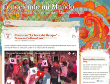 Tablet Screenshot of conociendomimundo.wordpress.com