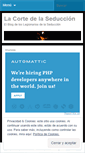 Mobile Screenshot of lacortedelaseduccion.wordpress.com