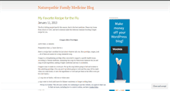 Desktop Screenshot of naturopathicfamilymedicine.wordpress.com