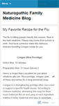 Mobile Screenshot of naturopathicfamilymedicine.wordpress.com