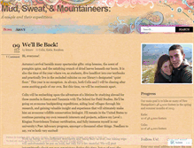 Tablet Screenshot of mudsweatmountaineers.wordpress.com