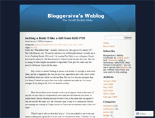 Tablet Screenshot of bloggersiva.wordpress.com