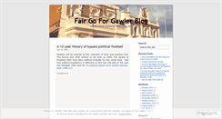 Desktop Screenshot of fairgoforgawler.wordpress.com