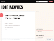 Tablet Screenshot of iberiaexpres.wordpress.com