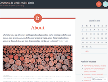 Tablet Screenshot of drumetii.wordpress.com