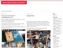 Tablet Screenshot of maindragmadness.wordpress.com