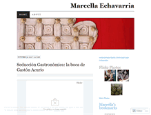 Tablet Screenshot of marcellaechavarria.wordpress.com