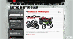 Desktop Screenshot of cycleonewoodstock.wordpress.com