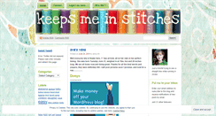 Desktop Screenshot of keepsmeinstitches.wordpress.com