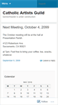 Mobile Screenshot of catholicartistsguild.wordpress.com