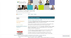 Desktop Screenshot of equalis.wordpress.com
