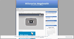 Desktop Screenshot of millonariosmegahealthwordpress.wordpress.com