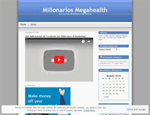 Tablet Screenshot of millonariosmegahealthwordpress.wordpress.com