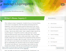 Tablet Screenshot of meleng112spring2010.wordpress.com